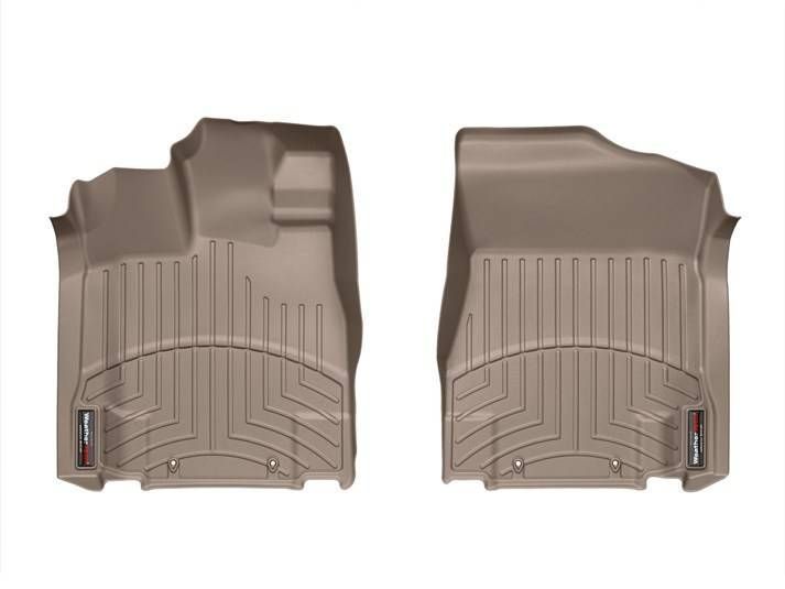 3D килимки для Nissan Quest 2011-2017 бежеві передні WeatherTech 453661 170335 фото