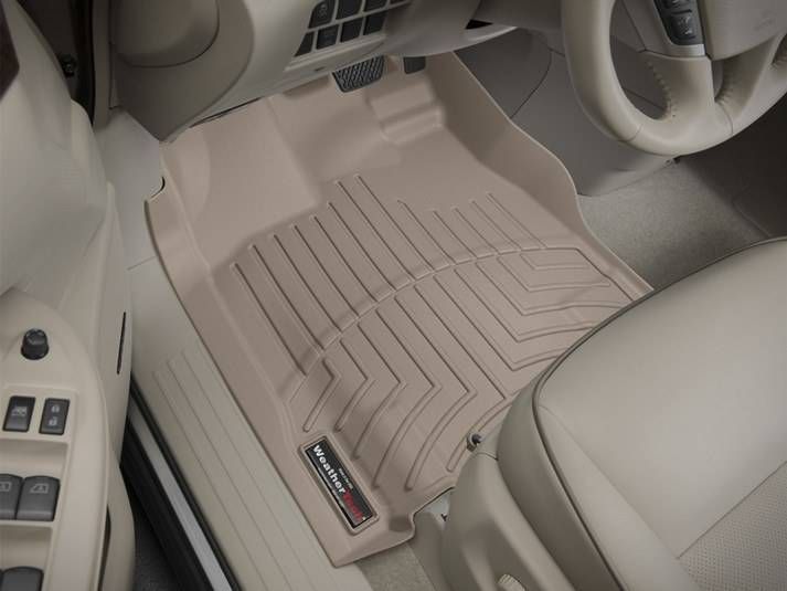 3D килимки для Nissan Quest 2011-2017 бежеві передні WeatherTech 453661 170335 фото