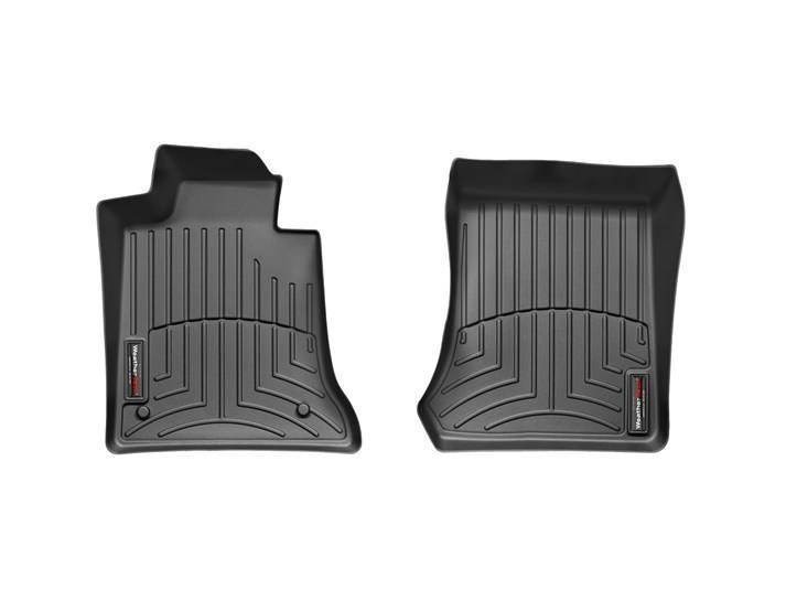 3D килимки для Mercedes GLK-class X204 2009-2012 чорні передні WeatherTech 442101 98278 фото