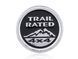 Автологотип шильдик эмблема Jeep Snow Mountain Trail Rated black chrom 68248807AA 260957 фото 1