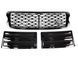 Решітка радіатора на Land Rover Range Rover 2013-2017 + жабри Black соти 427487 фото 1