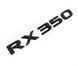 Автологотип шильдик эмблема надпись Lexus RX 350 Black Еdition на крышку багажника 360784 фото 3