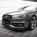 Решетки переднего бампера на Audi A4 B8 2011-2015 S-Line черные 425958 фото 3