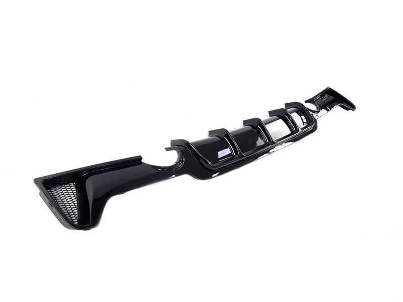 Диффузор (заднего бампера) Черный глянец (M-Performance) 0-0 на BMW 4 F32, F33 2013-2020 429690 фото