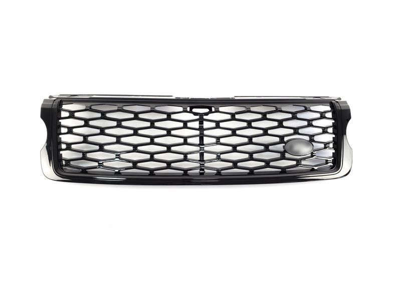 Решітка радіатора на Land Rover Range Rover 2013-2017 + жабри Black соти 427487 фото