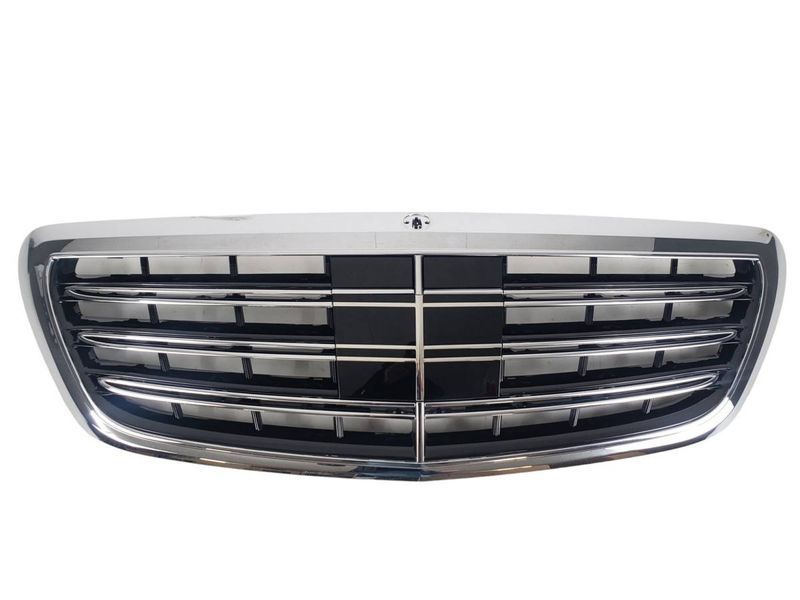 Решетка радиатора на Mercedes S-class W222 2013-2017 AMG S63 Chrome под камеру 430027 фото