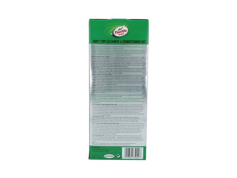 Набор для ухода за мягкой крышей кабриолета Turtle Wax Soft Top Cleaner & Conditioner Kit 340625 фото