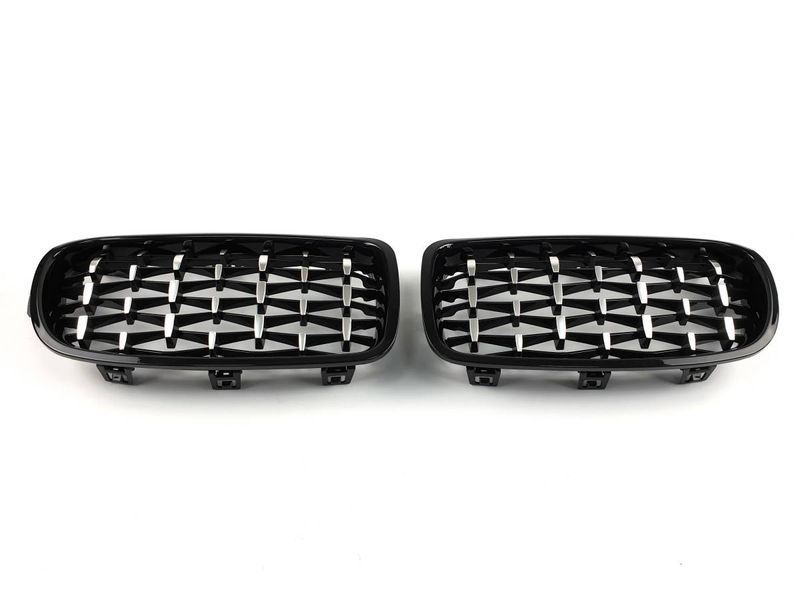 Решетка радиатора на BMW 3 F30, F31 2011-2018 Diamond Silver 429109 фото