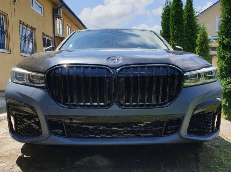 Решітка радіатора на BMW 7 G11, G12 2019-2023 Black 428995 фото
