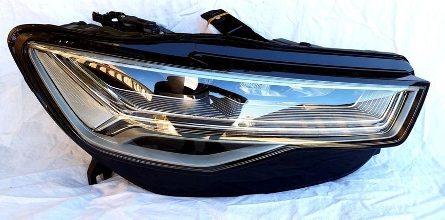Передние фары на Audi A6 C7 2015-2017 FULL LED RSU вместо ксеноновых фар 430375 фото