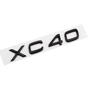 Автологотип емблема Volvo XC40 Black Edition чорний матовий 522675 фото