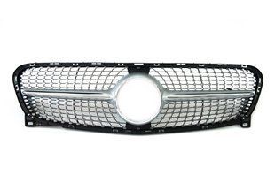 Решітка радіатора на Mercedes GLA-class X156 2013-2017 Diamond Silver 427585 фото