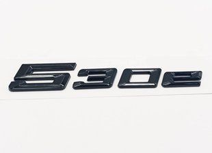Автологотип емблема напис BMW 530e G60, G61 2023- Black Shadow Edition 430085 фото