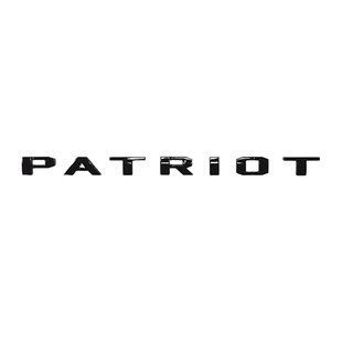 Автологотип емблема напис Jeep Patriot чорний Emblems163230 260952 фото
