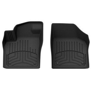 3D коврики для Volkswagen Atlas 2017- черные передние WeatherTech HP 4410841IM 360353 фото
