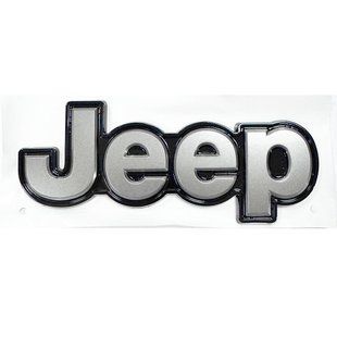 Емблема напис Jeep Renegade / Cherokee 2014-2018 графіт на кришку багажника 68317240AA 523544 фото