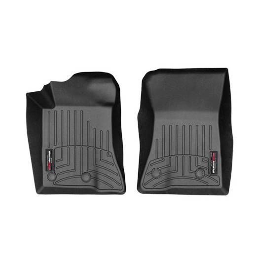 3D килимки для Ford Mustang 2014- чорні передні WeatherTech 446991 98187 фото
