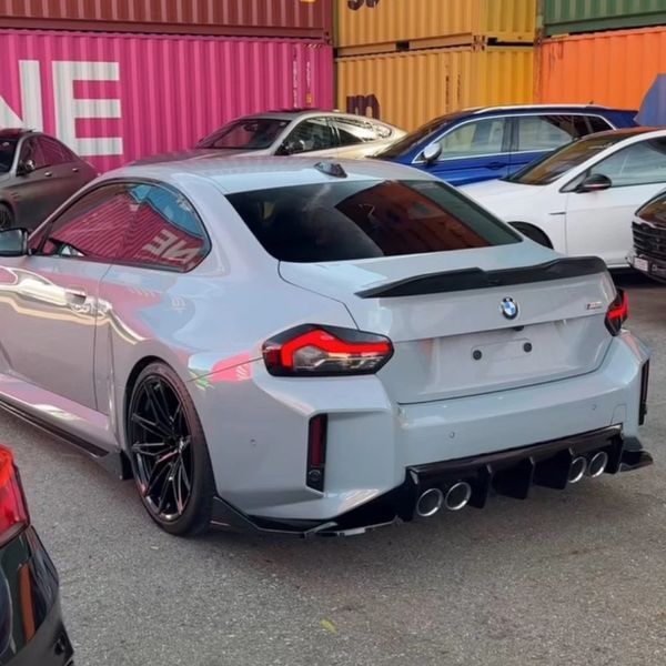 Спойлер на BMW 2 G42 2021- MP Style чорний глянець 521703 фото