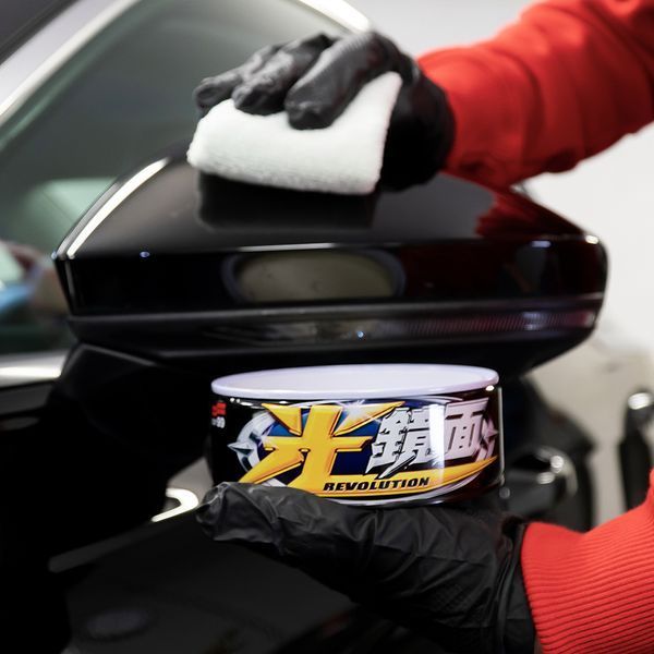 Віск Soft99 New Scratch Clear Wax "Mirror Finish" Dark & Black 200 антицарапін для темних авто 417692 фото