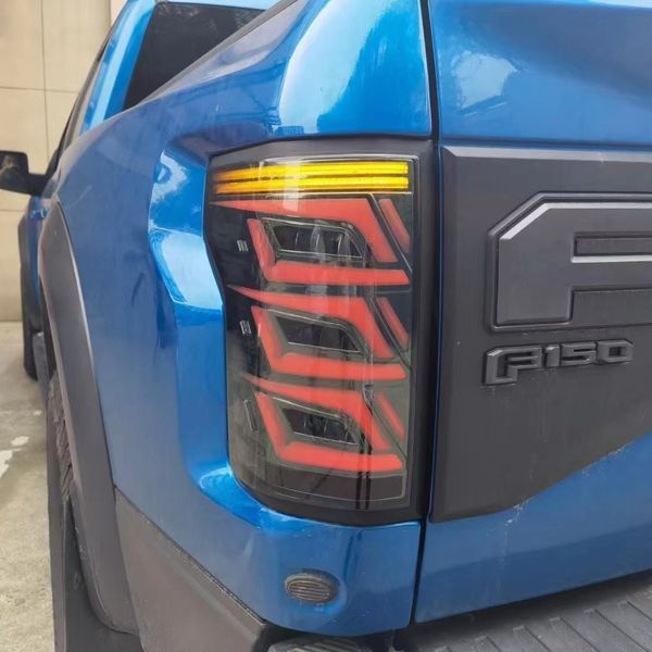 Задні ліхтарі на Ford F-150 2014-2020 чорні LED стиль 3L 430425 фото
