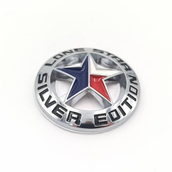 Автологотип емблема Dodge Ram Lone Star Silver Edition хром Emblems148661 265840 фото
