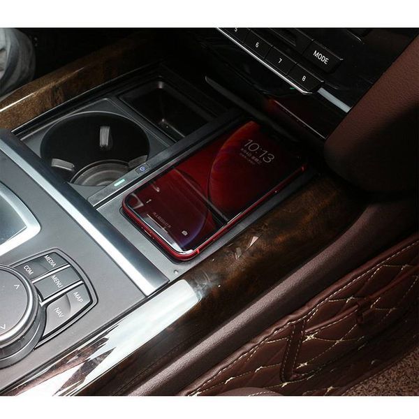 Безпровідна зарядка QI для BMW X5 F15, X6 F16 2013-2018 404276 фото