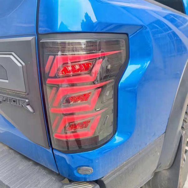 Задні ліхтарі на Ford F-150 2014-2020 чорні LED стиль 3L 430425 фото