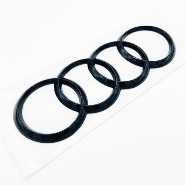 Автологотип черная эмблема Audi TT 2014-2023 Black Edition на капот 8K5853302 422852 фото