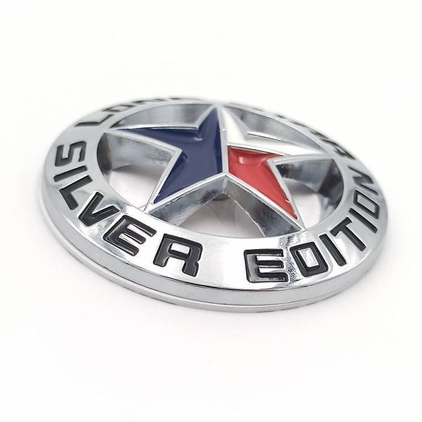 Автологотип емблема Dodge Ram Lone Star Silver Edition хром Emblems148661 265840 фото