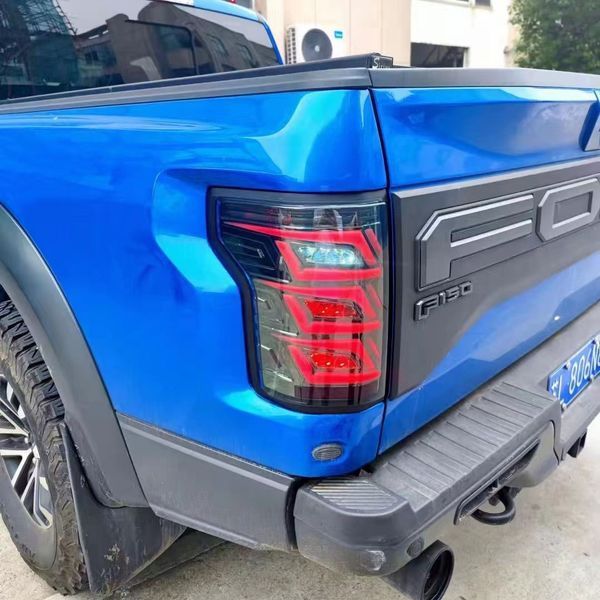 Задні ліхтарі на Ford F-150 2014-2020 чорні LED стиль 3L 430425 фото