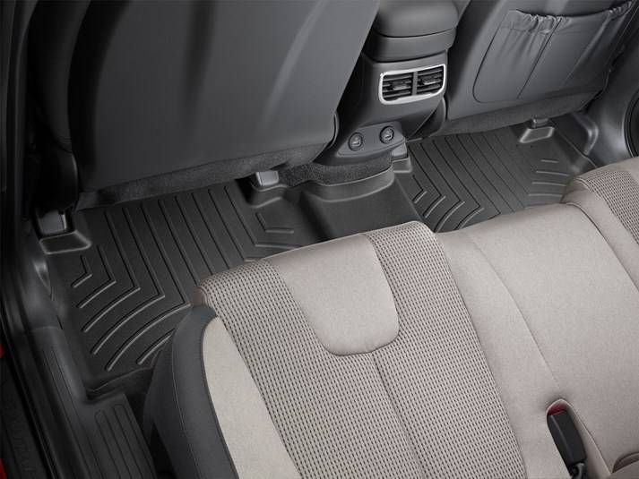 3D килимки для Hyundai Santa Fe 2021- чорні задні WeatherTech 4416562 317366 фото