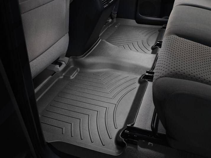 3D килимки для Toyota Tundra 2007-2012 Crew Max чорні задні WeatherTech 440933 46951 фото