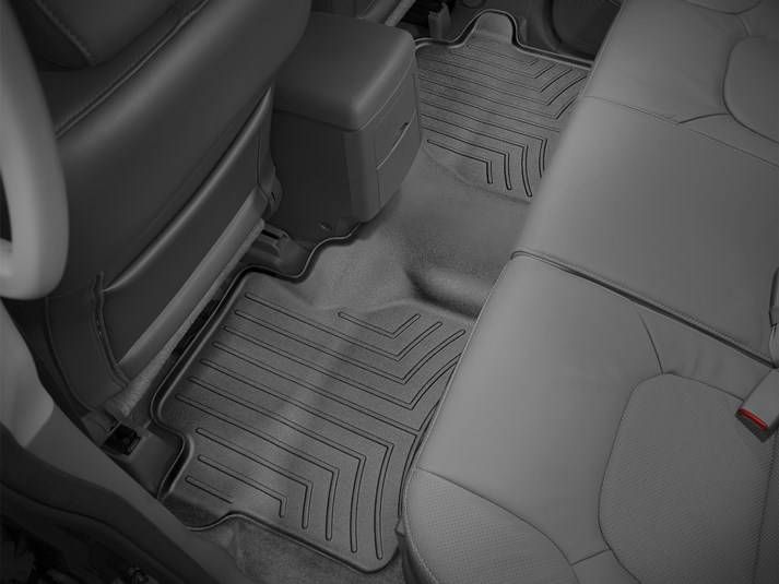 3D коврики для Nissan Navara 2005-2014 черные задний WeatherTech 440473 46685 фото