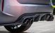 Дифузор заднього бампера для BMW X5M F15 2013-2018 3D Карбон ПІД ЗАМОВЛЕННЯ 414906 фото 1