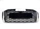 Решітка радіатора на Audi A4 B9 2015-2019 стиль RS4 Chrome Black 427274 фото 1