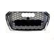 Решітка радіатора на Audi A4 B9 2015-2019 стиль RS4 Chrome Black 427274 фото 3