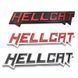 Автологотип шильдик эмблема Dodge Challenger Charger Hellcat black 265834 фото 2