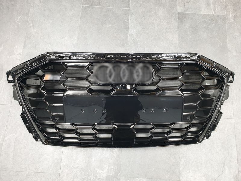 Решетка радиатора Full Black (S-Style) на Audi A3 8Y 2020-2023 года 522433 фото
