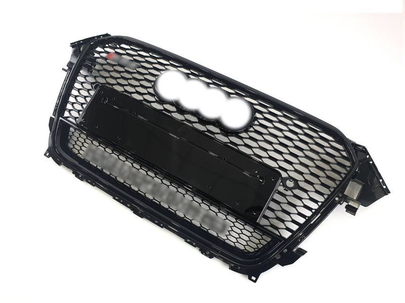 Решітка радіатора на Audi A4 B8 2011-2015 стиль RS4 Black quattro 427284 фото