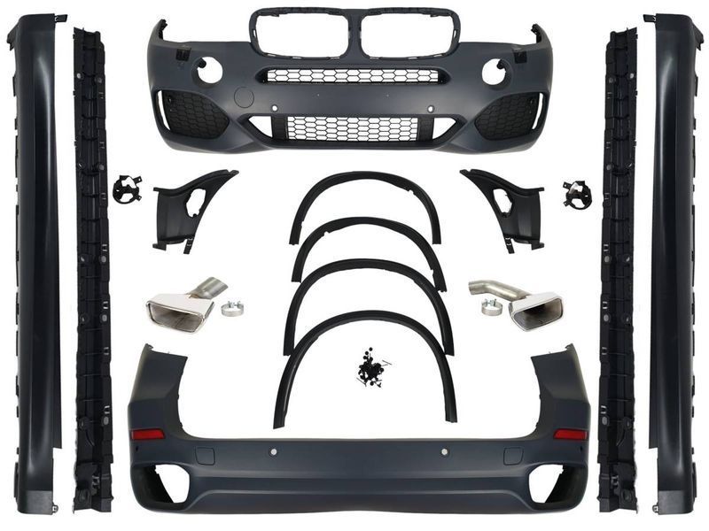 Комплект обвісу передній і задній бампер на BMW X5 F15 2013-2018 M Sport Paket 429750 фото