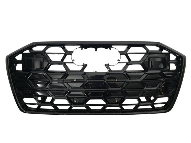 Решетка радиатора на Audi A6 C8 2023- в стиле S6 Full Black под дистроник 431494 фото