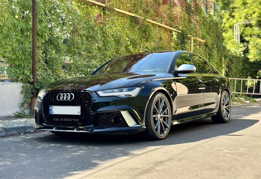 Передній бампер на Audi A6 C7 2014-2018 стиль RS6 428683 фото
