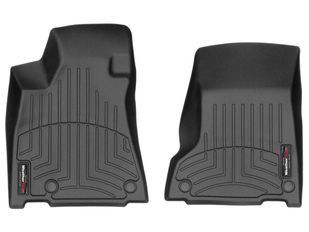 3D коврики для Maserati Levante 2016-2018 черные передние WeatherTech 4411841 46557 фото