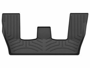 3D килимки для Audi Q7 2016- чорні 3 ряд WeatherTech 448873IM 522199 фото