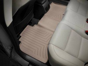 3D килимки для Lexus ES, для Toyota Avalon 2013-2018 бежеві задні WeatherTech 454763 98239 фото