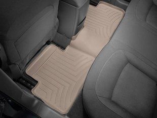 3D килимки для Nissan X-Trail, Rogue 2014- бежеві задні WeatherTech 456302 141253 фото