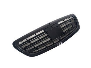Решетка радиатора на Mercedes S-class W222 2013-2017 S63 AMG Black под камеру 430028 фото
