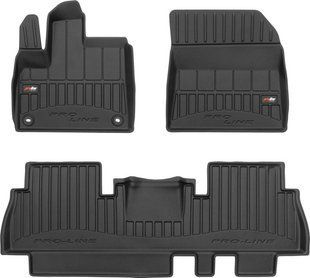 3D килимки для Citroen Berlingo, Opel Combo E, Peugeot Rifter 2018- Frogum Proline 3D409064 259883 фото