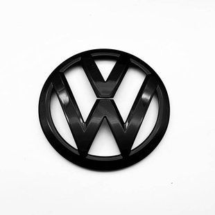Накладки на емблеми Volkswagen Golf 7 2012-2017 чорний глянець на кришку багажника 522889 фото