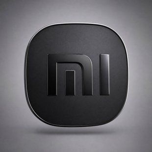 Автологотип эмблема на капот Xiaomi SU7, YU7 черная 523211 фото